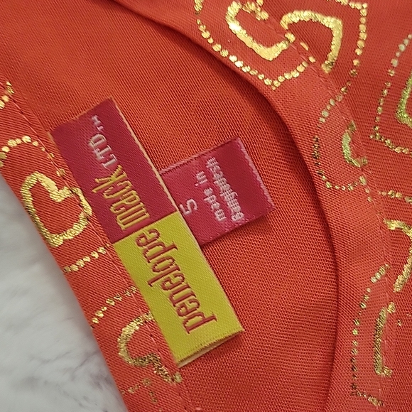 Penelope Mack Coral/Gold Pant Outfit, Girls Size 5, Excellent Condition! - Picture 2 of 8